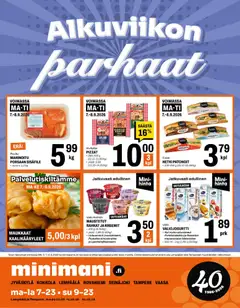 Kaupan Minimani Minimani tarjoukset esikatselu, voimassa 07/09/2026
