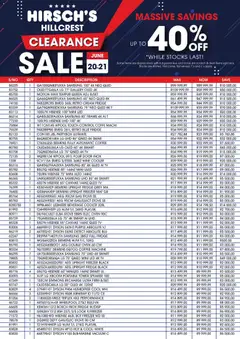 Preview of Hirsch's flyer valid from 20/06/2026