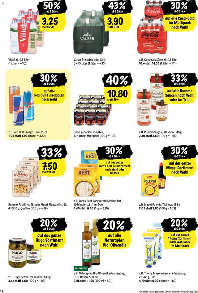 Neue Coop Aktionen ab 15.10.