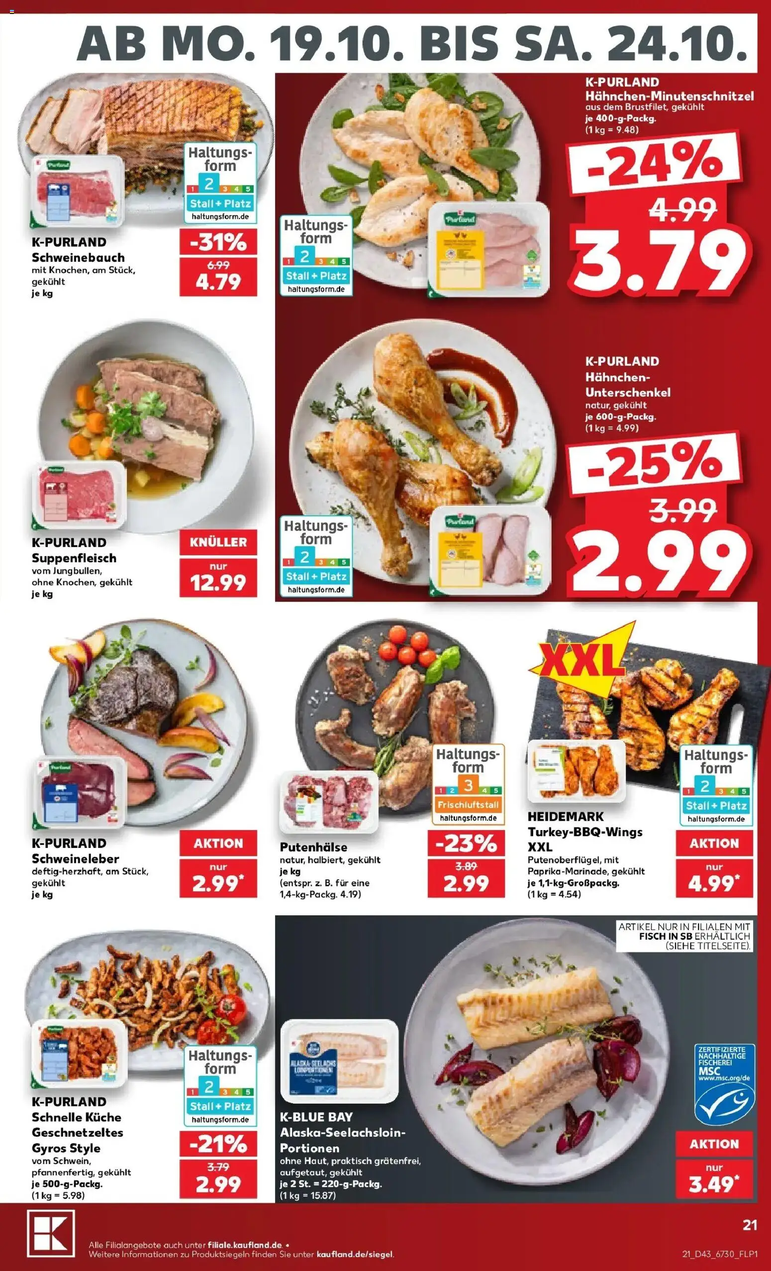 Vorschau von dem Prospekt des Geschäftes Kaufland, gültig ab dem 19.10.2026