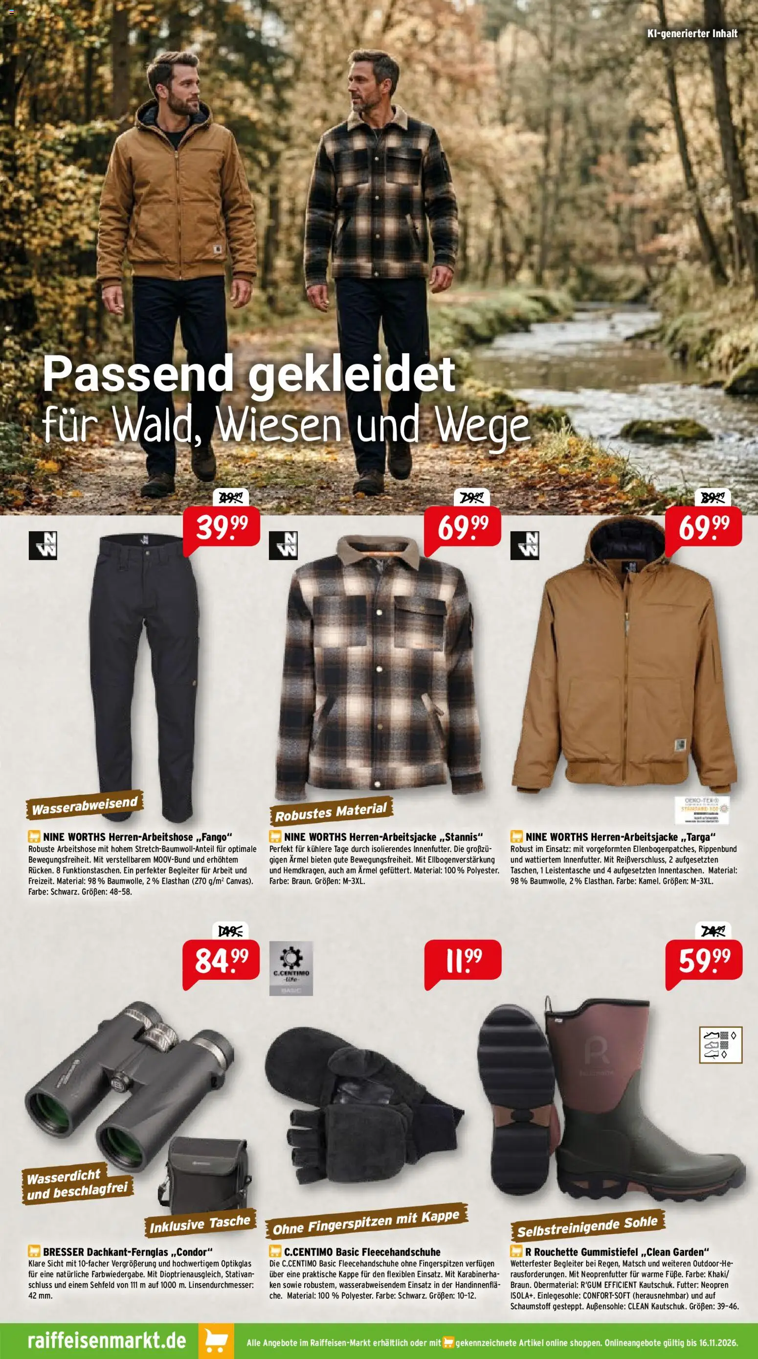 Vorschau von dem Prospekt des Geschäftes Raiffeisen Markt, gültig ab dem 01.11.2026