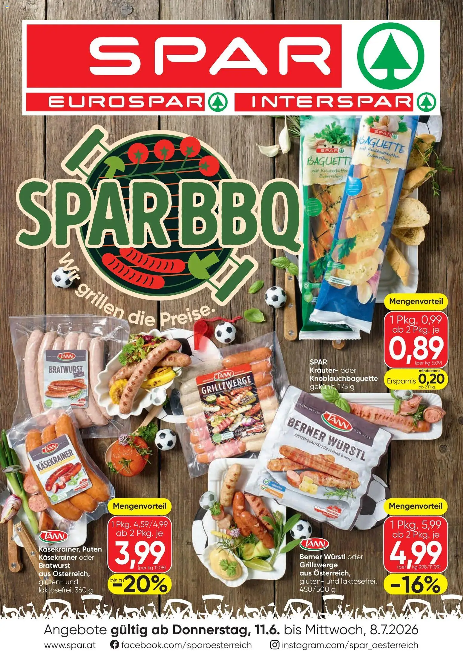 Vorschau der Angebote: Spar Spar Grillen gültig ab 11.06.2026