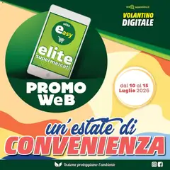 Anteprima dell'opuscolo Elite Supermercati volantino Promo Web dal negozio Elite Supermercati valido da 10/07/2026