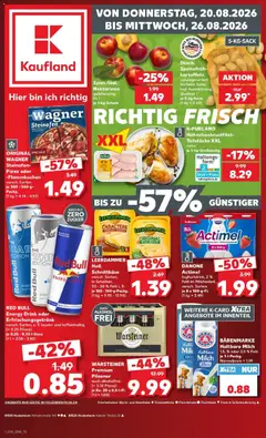 Vorschau von dem Prospekt des Geschäftes Kaufland, gültig ab dem 20.08.2026