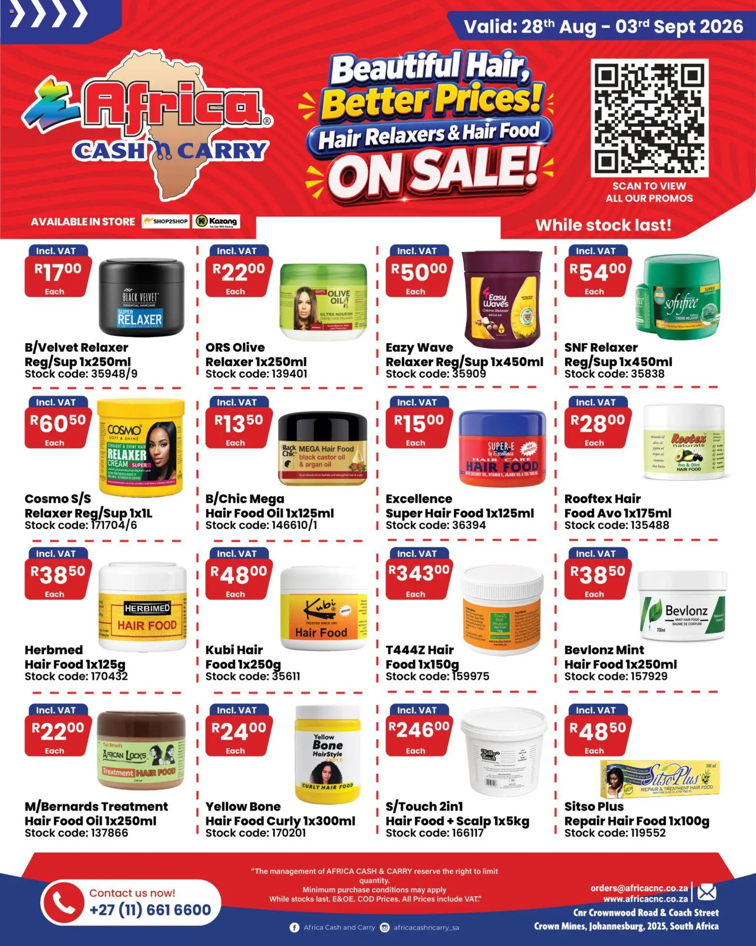 Preview of Africa Cash & Carry flyer valid from 28/08/2026