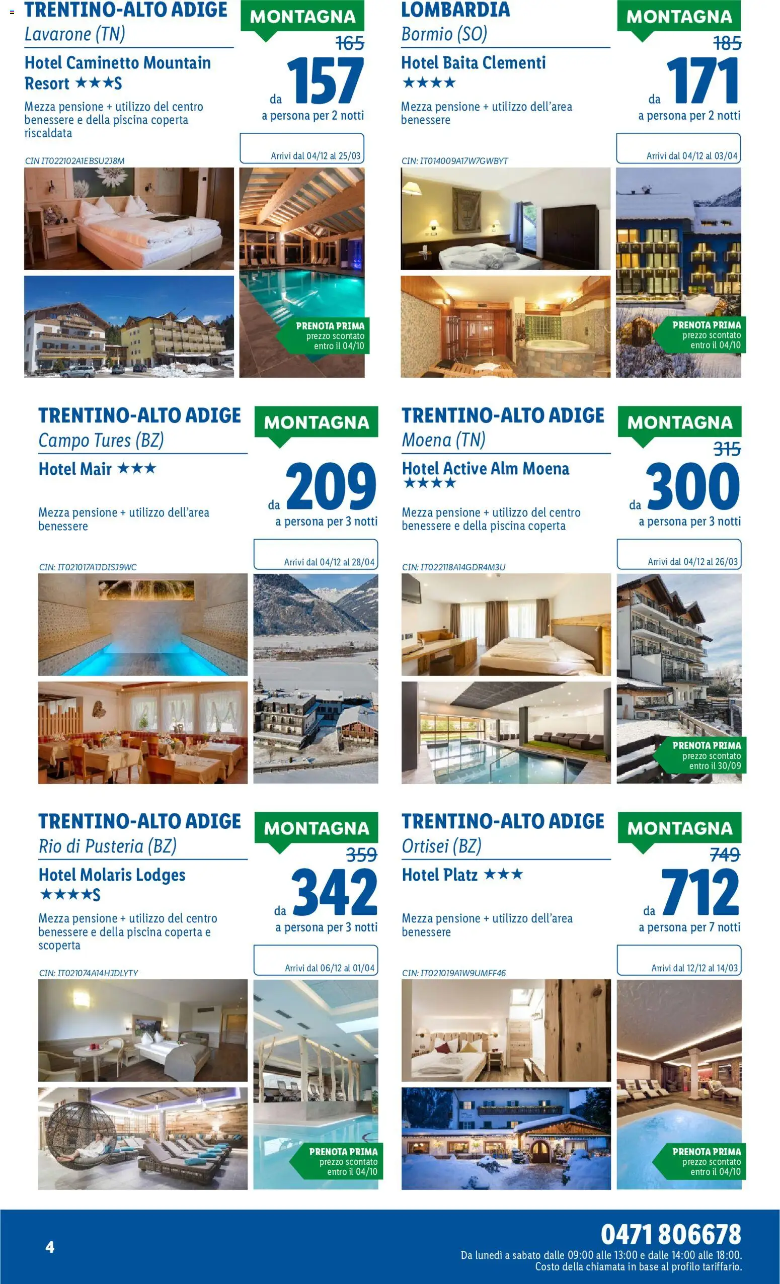 Anteprima dell'opuscolo Lidl volantino Viaggi dal negozio Lidl valido da 07/09/2026 - Piscina, Coperta, Coperta riscaldata