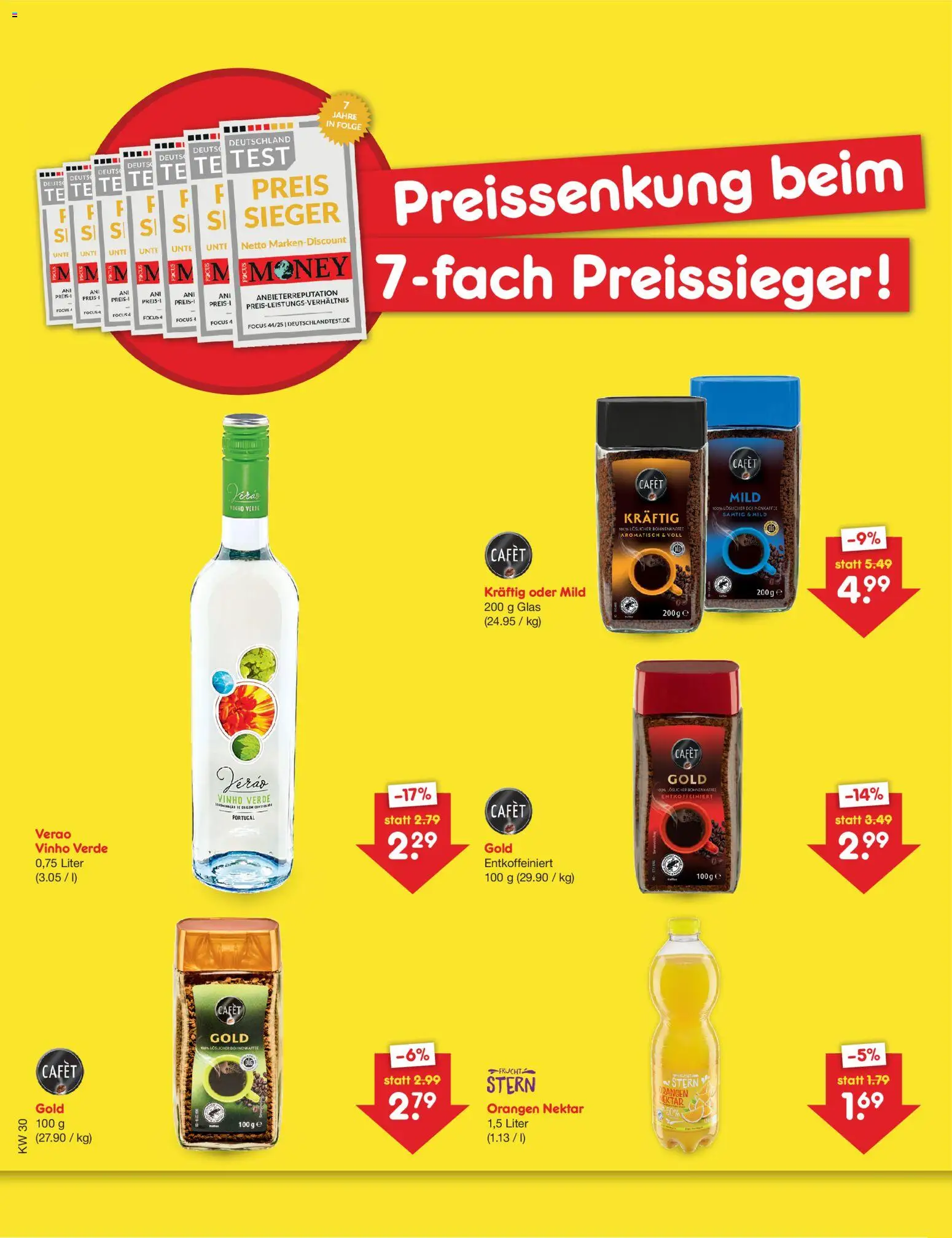 Vorschau von dem Prospekt des Geschäftes Netto Marken-Discount, gültig ab dem 17.07.2026 - Orangen