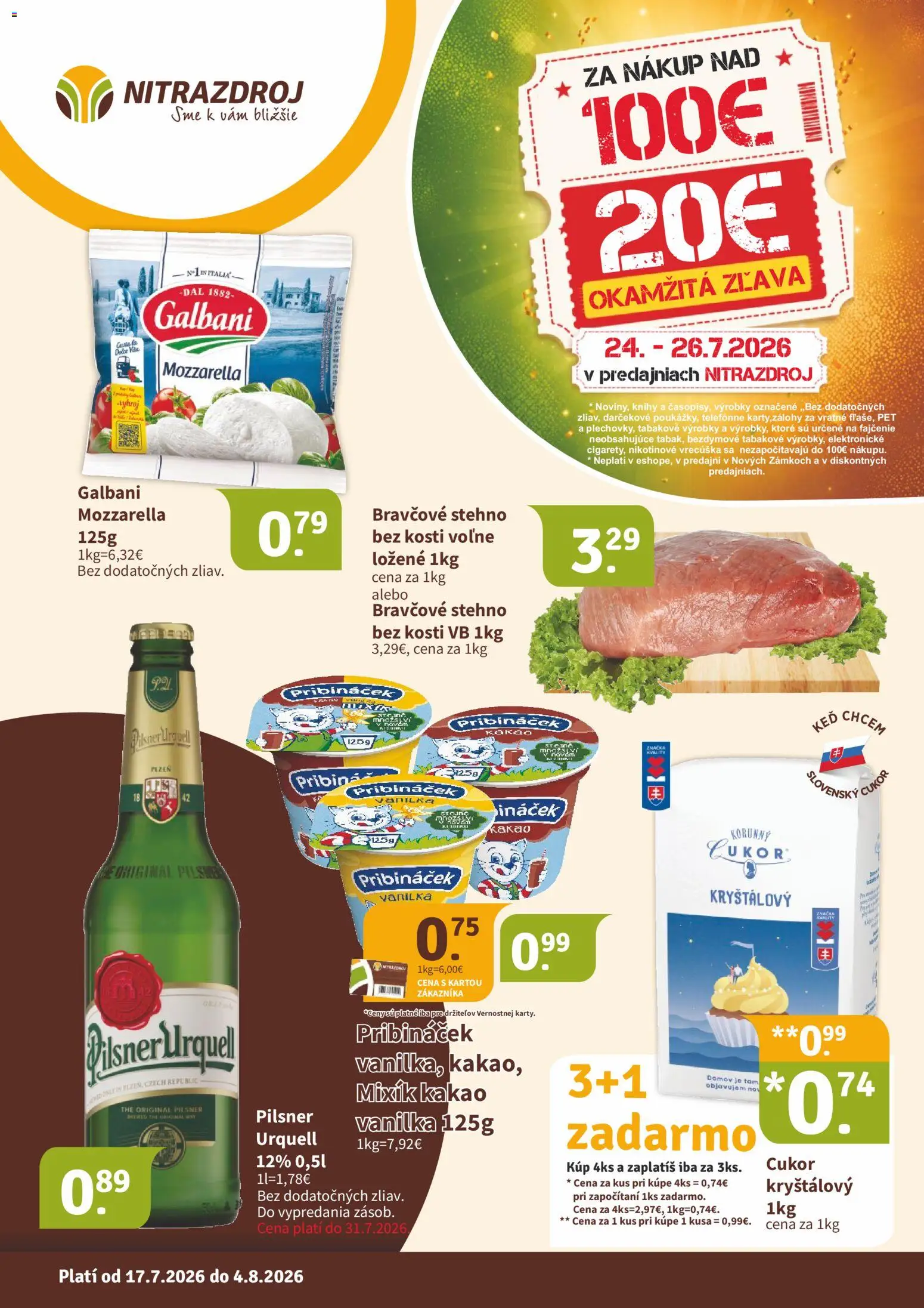 Náhľad Nitrazdroj letáku platného od 17.07.2026