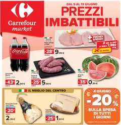 Anteprima dell'opuscolo Carrefour volantino Market - Lazio dal negozio Carrefour valido da 05/06/2026