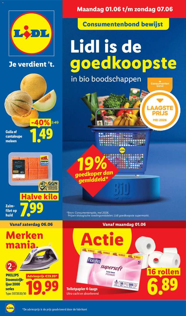 Nieuwe Lidl folder vanaf 01-06
