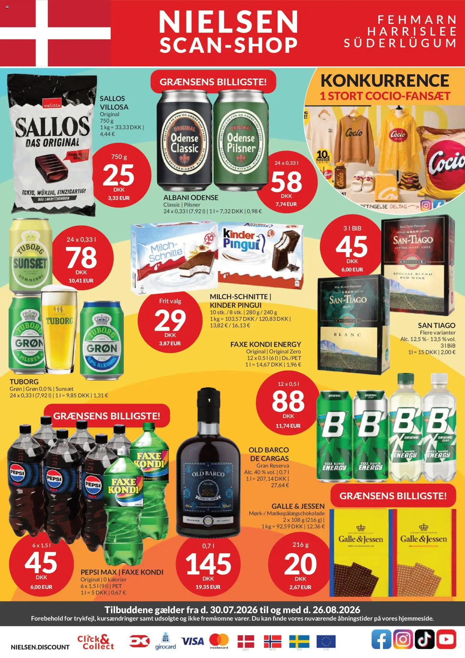 Eksempel på tilbudsavis Nielsen Discount - Tilbudsavis fra butik Nielsen Discount gyldig fra 30/07/2026