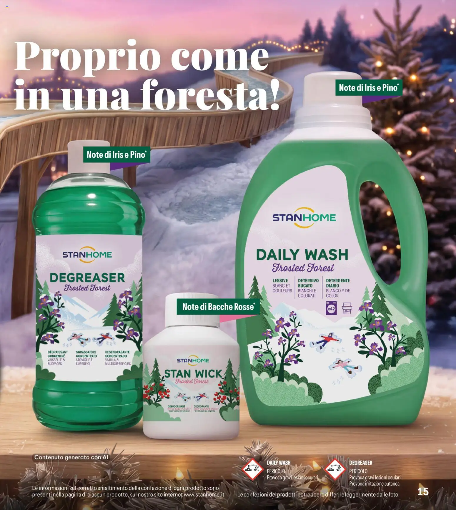 Anteprima dell'opuscolo Catalogo Stanhome Natale dal negozio Stanhome valido da 27/10/2026 - Deodorante, Sgrassatore, Detergente
