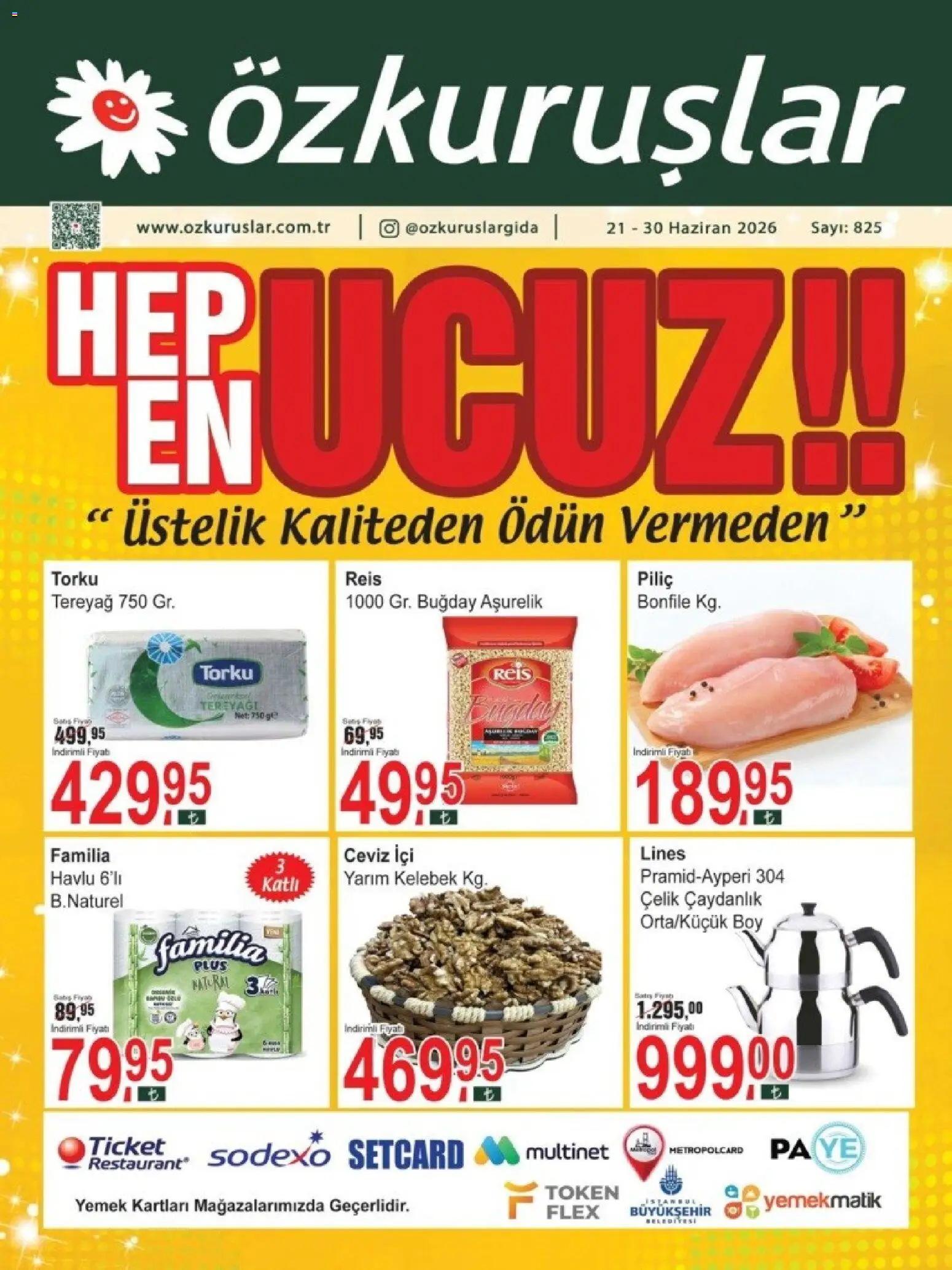Özkuruşlar Özkuruşlar Katalog 21.06.2026 - Broşürünün önizlemesi