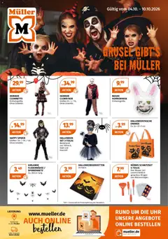 Vorschau von dem Prospekt des Geschäftes Müller, gültig ab dem 04.10.2026