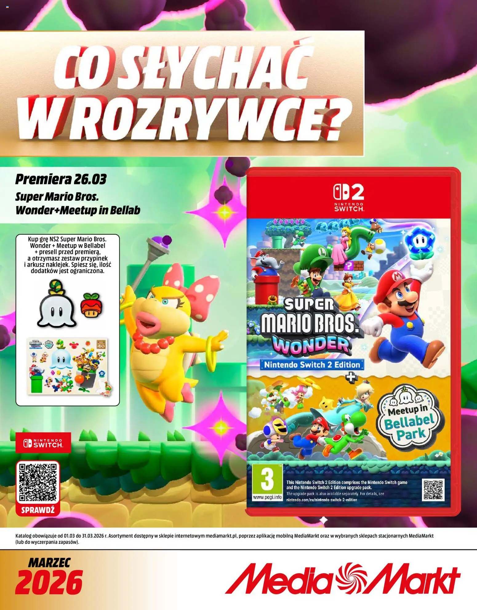 Pogląd gazetki " Media Markt promocje" ze sklepu Media Markt ważnej od 01.03.2026 - Nintendo Switch