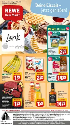 Vorschau von dem Prospekt des Geschäftes Rewe, gültig ab dem 27.04.2026