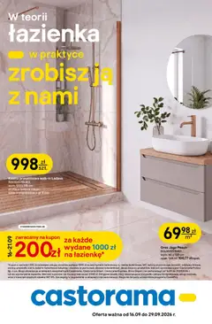 Pogląd gazetki "Castorama gazetka" ze sklepu Castorama ważnej od 16.09.2026