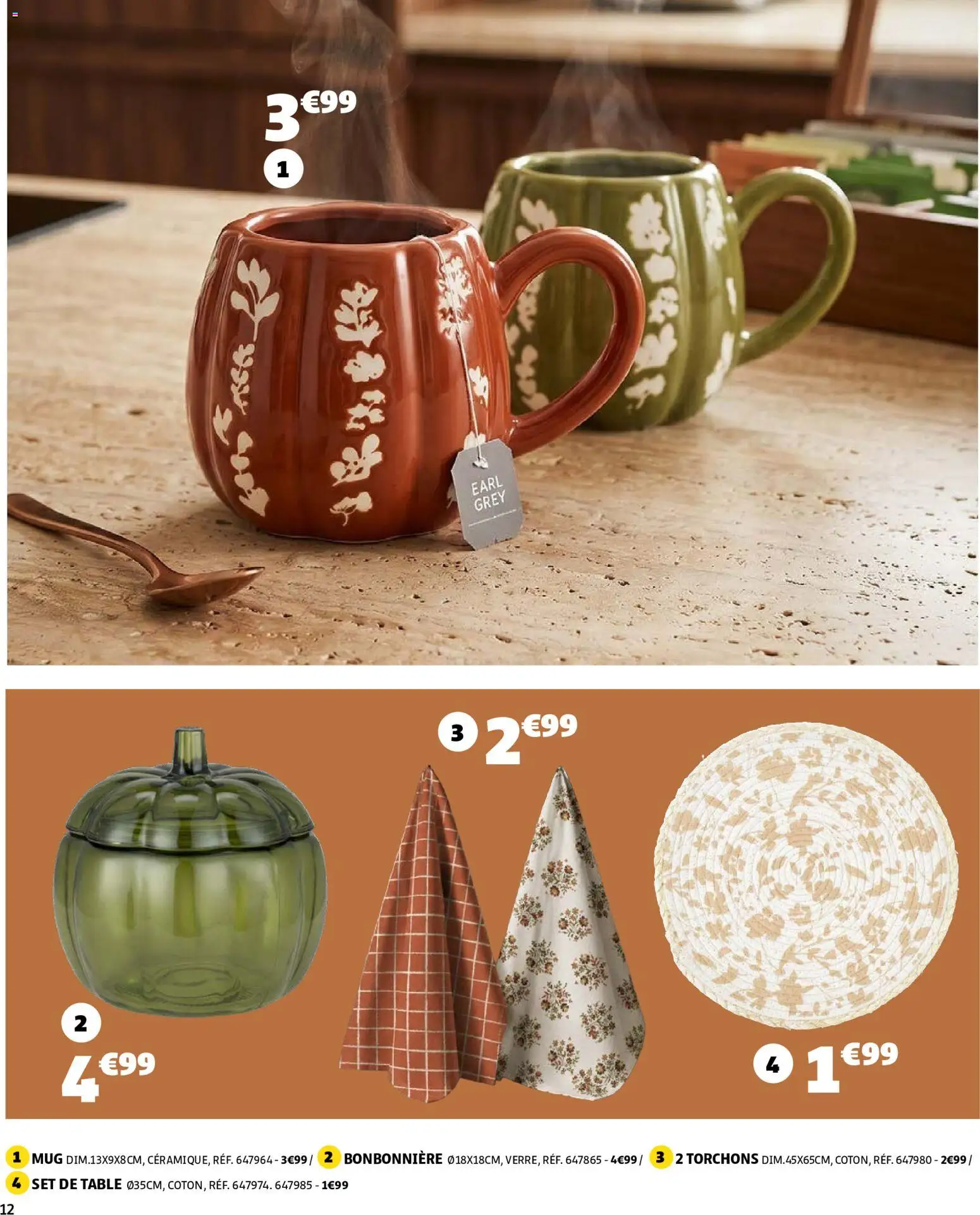 Prévisualisation de GiFi catalogue du magasin GiFi formulaire valide 01/09/2026 - Table, Bonbonnière, Torchons