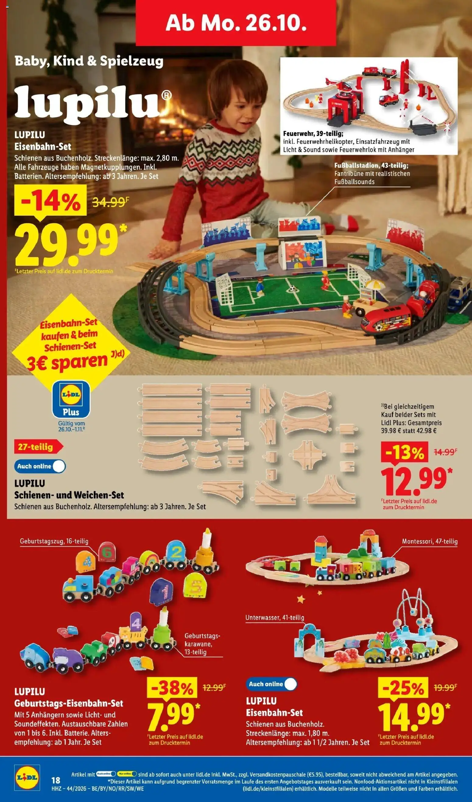 Vorschau von dem Prospekt des Geschäftes Lidl, gültig ab dem 26.10.2026