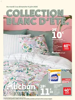 Prévisualisation de Auchan Linge de maison & déco du magasin Auchan formulaire valide 02/06/2026