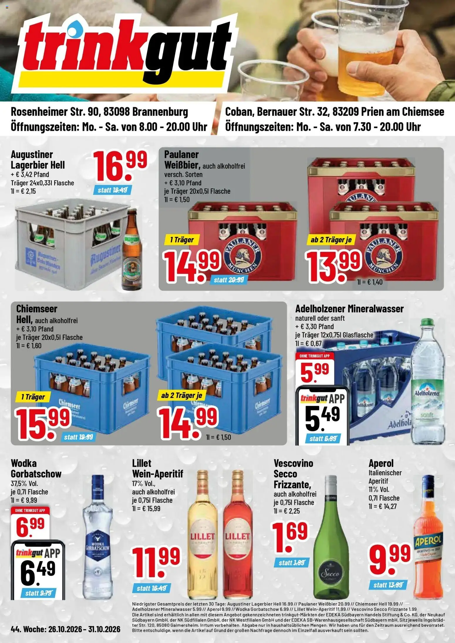 Vorschau von dem Prospekt des Geschäftes Trinkgut, gültig ab dem 26.10.2026