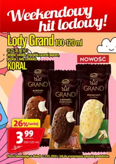 Pogląd gazetki "Prim Market promocja - Lody Grand" ze sklepu Prim Market ważnej od 01.05.2026