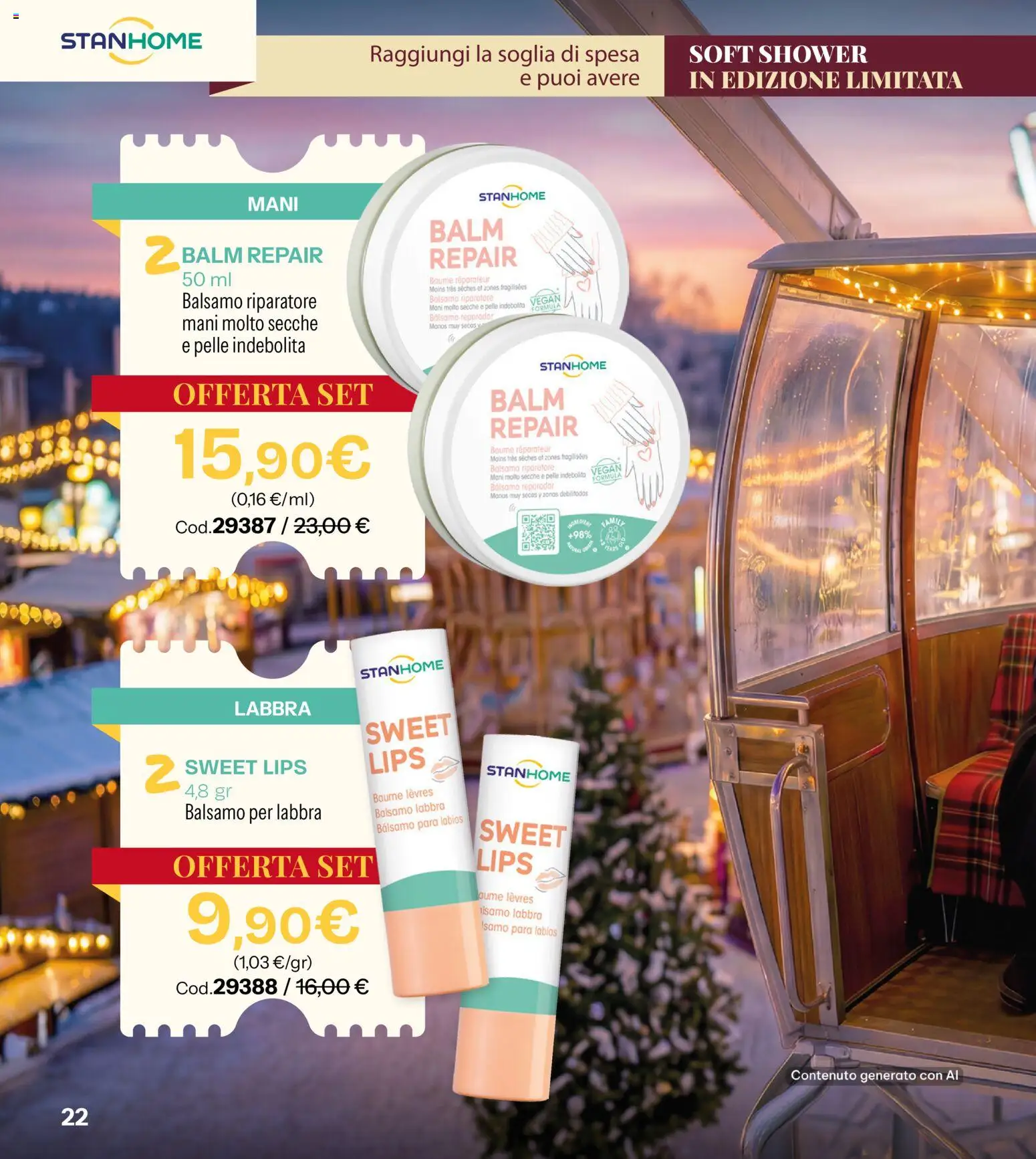 Anteprima dell'opuscolo Catalogo Stanhome Natale dal negozio Stanhome valido da 27/10/2026 - Vegan, Balsamo, Balsamo per labbra