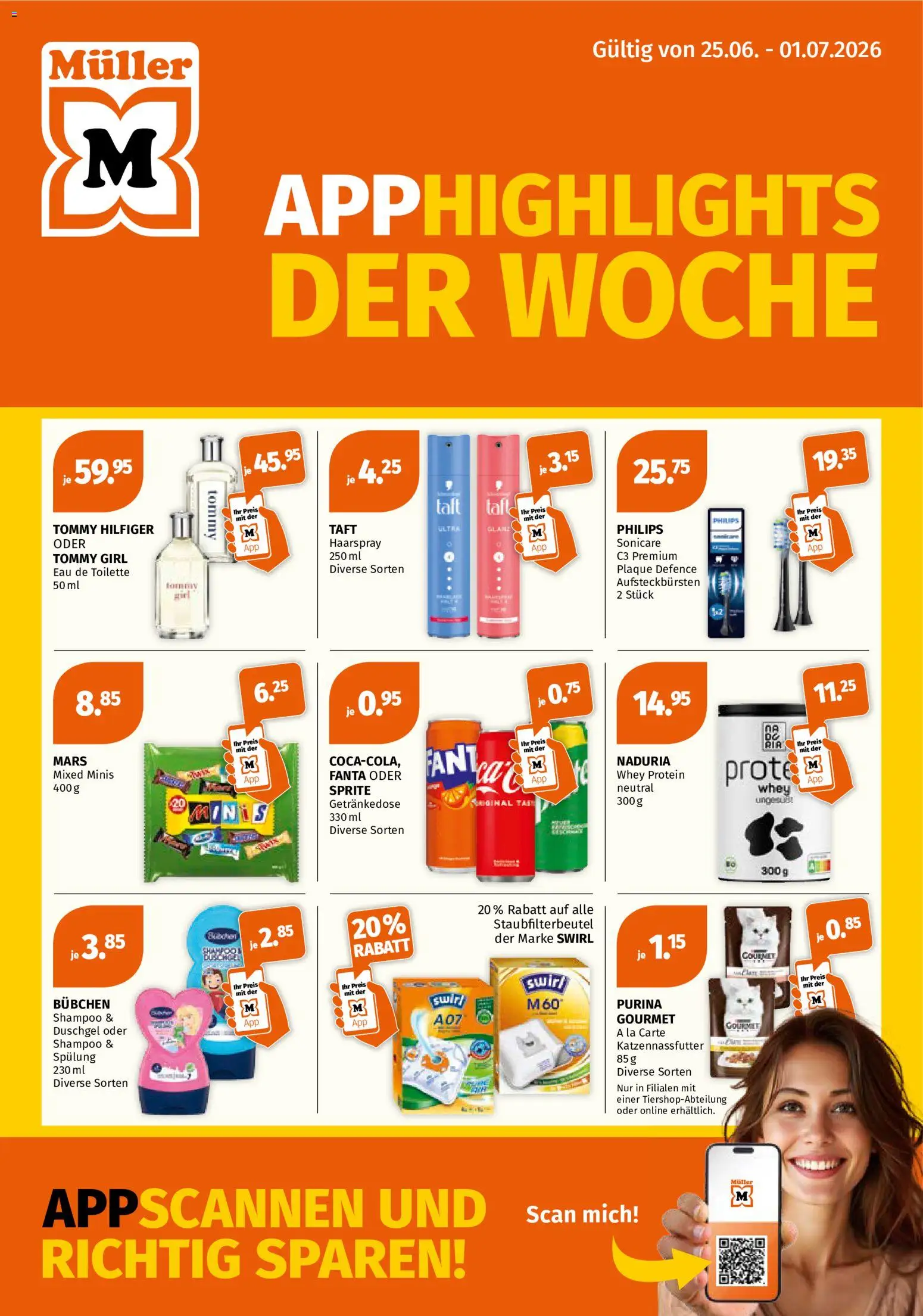 Vorschau des Merkblatts Müller aktionen vom Shop Müller gültig von 25.06.2026 bis 01.07.2026