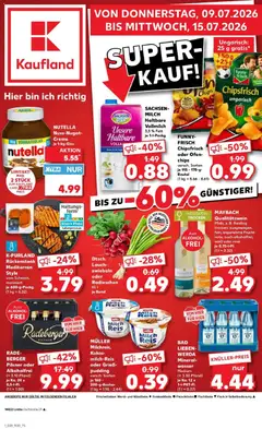 Vorschau von dem Prospekt des Geschäftes Kaufland, gültig ab dem 09.07.2026
