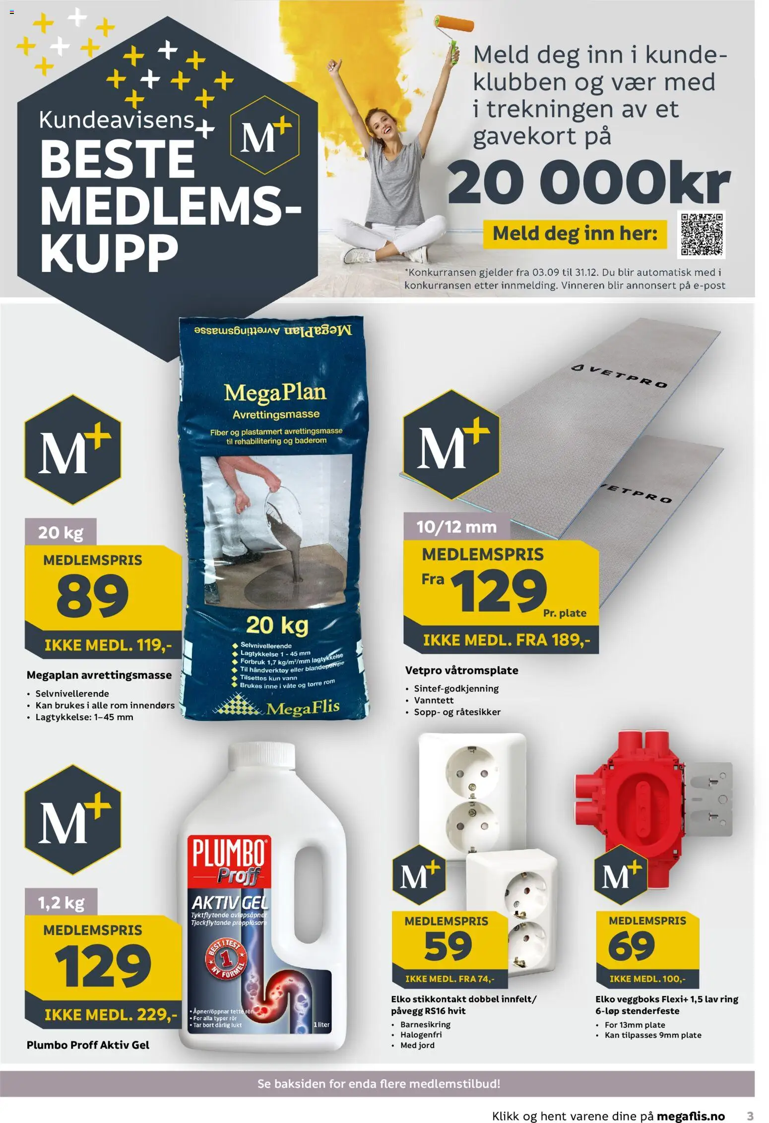 Forhåndsvis Megaflis kundeavis fra butikk Megaflis gyldig fra 03/09/2026
