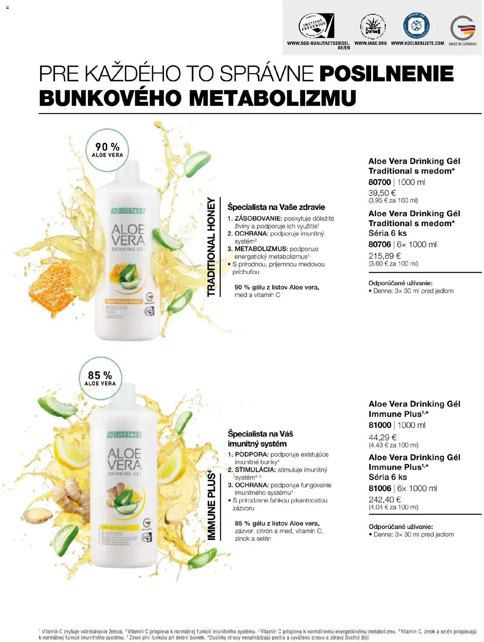 Náhľad LR letáku platného od 22.05.2026 - Med, Aloe Vera