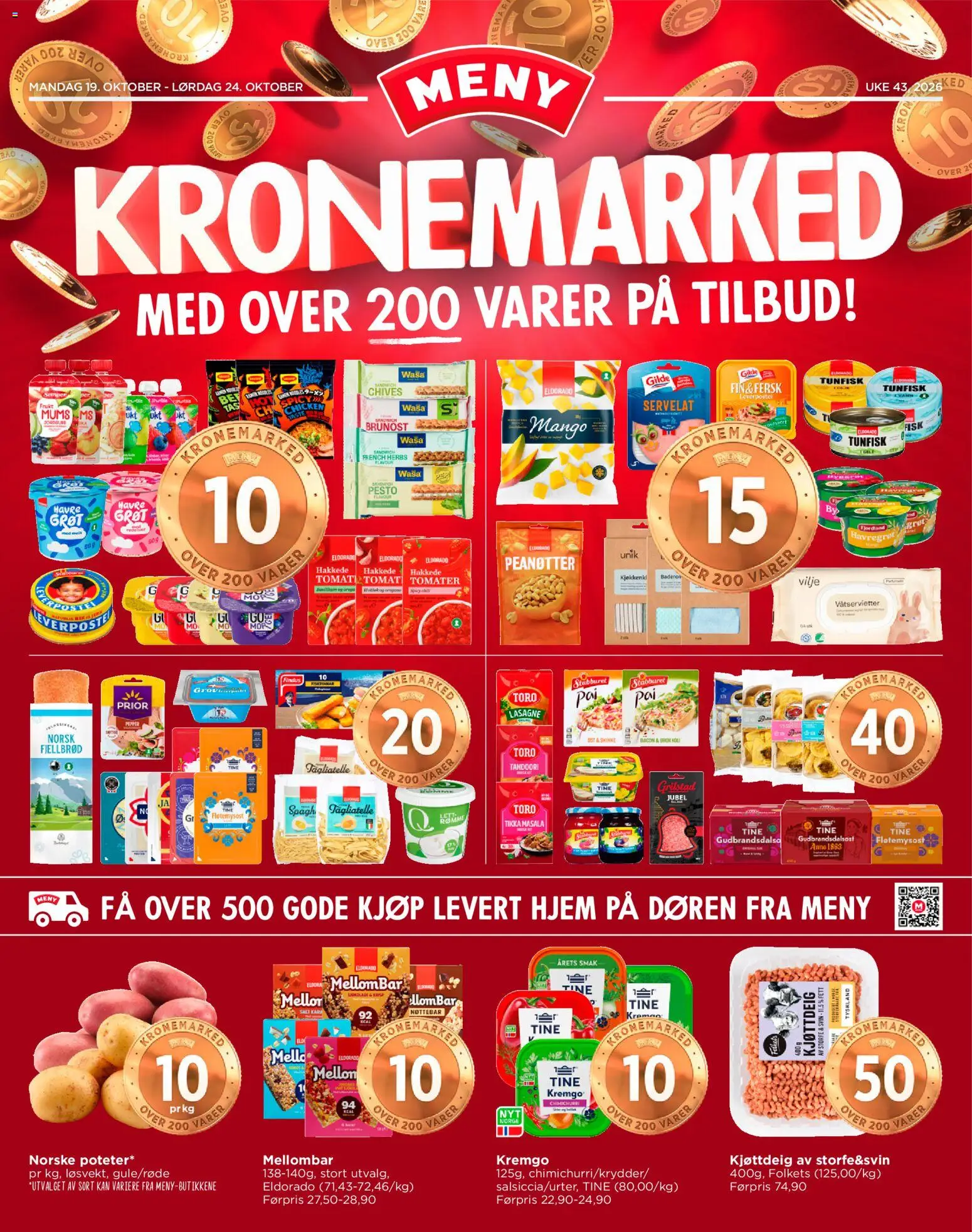 Forhåndsvis Meny kundeavis fra butikk Meny gyldig fra 19/10/2026