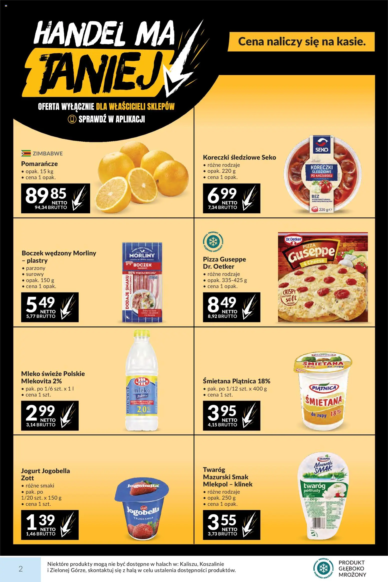 Pogląd gazetki "Makro gazetka" ze sklepu Makro ważnej od 27.10.2026 - Mleko, Zupy, Pizza guseppe, Boczek, Twaróg, Pomarańcze, Koreczki śledziowe, Mleko świeże