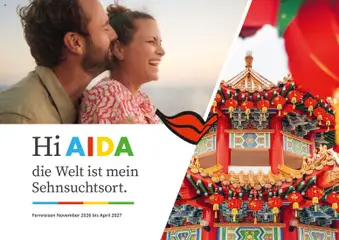Vorschau von dem Prospekt des Geschäftes Aida, gültig ab dem 01.11.2026