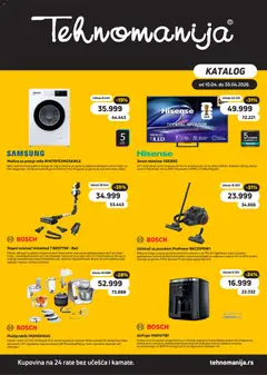 Pregled Tehnomanija kataloga - važi od 10.04.2026