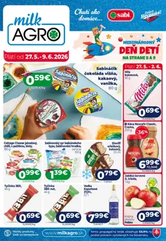 Náhľad Milk Agro letáku platného od 27.05.2026