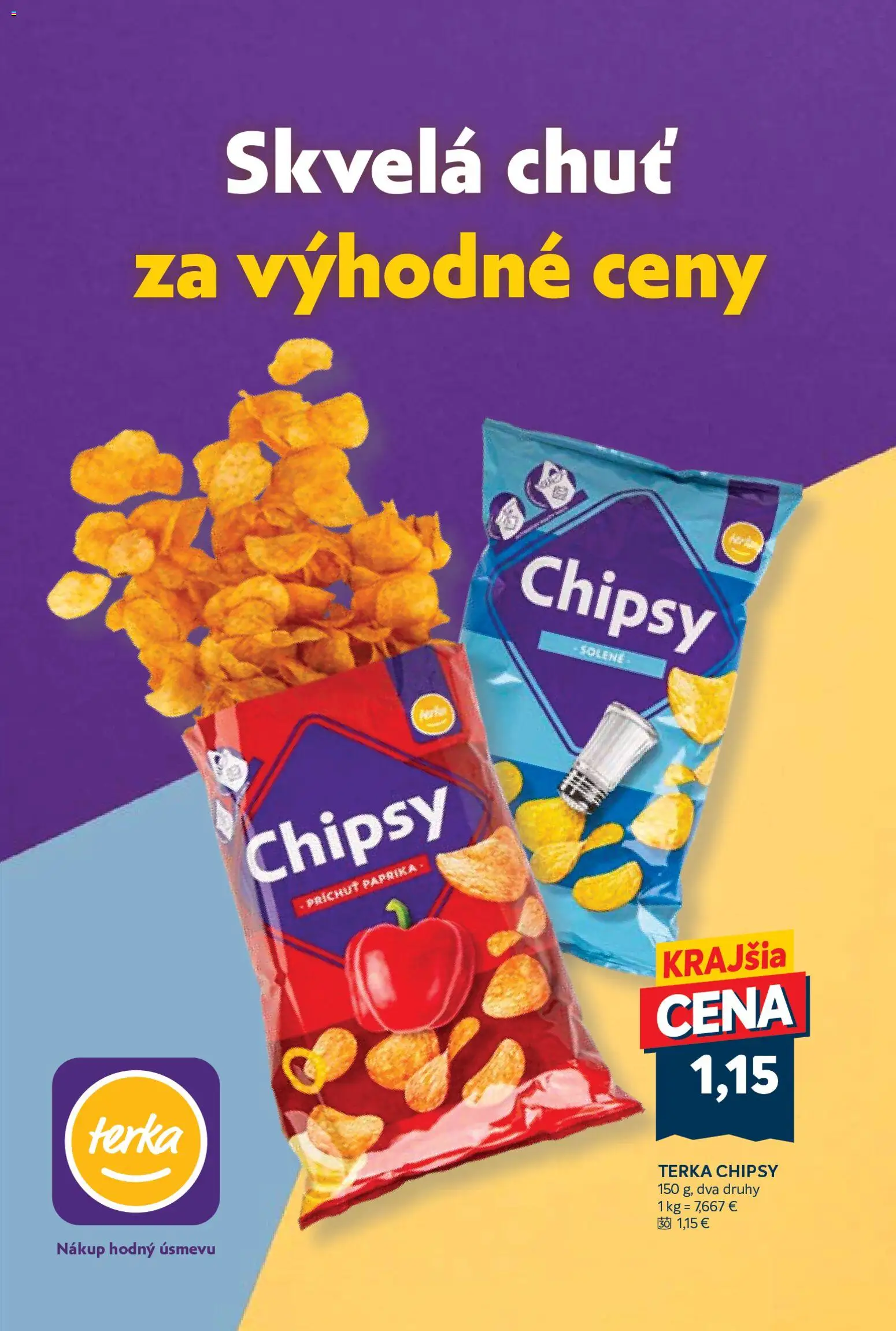 Náhľad Kraj letáku platného od 08.10.2026 - Paprika, Chipsy