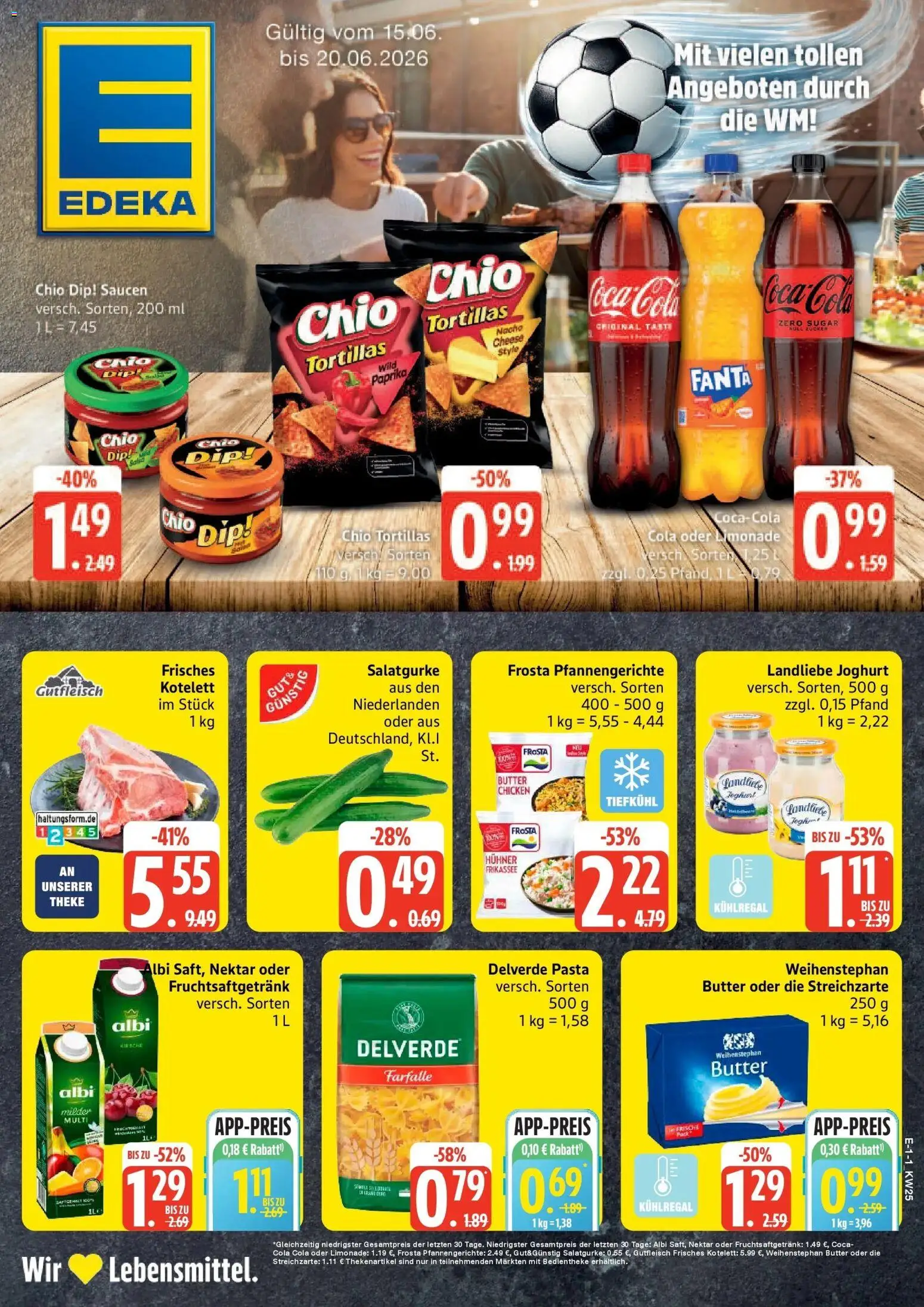 Vorschau von dem Prospekt des Geschäftes Edeka, gültig ab dem 14.06.2026
