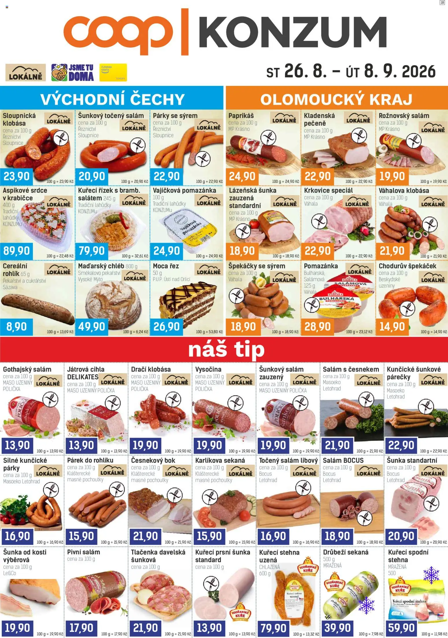 Náhled nabídky: Konzum Konzum leták platný od 26.08.2026