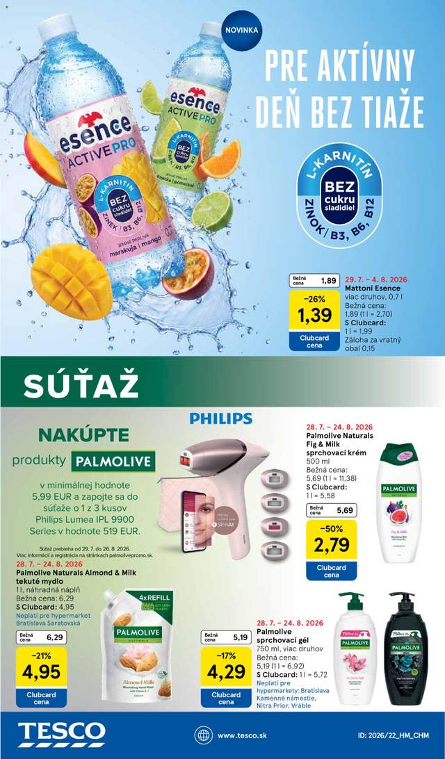 Nový Tesco leták od 29.07.
