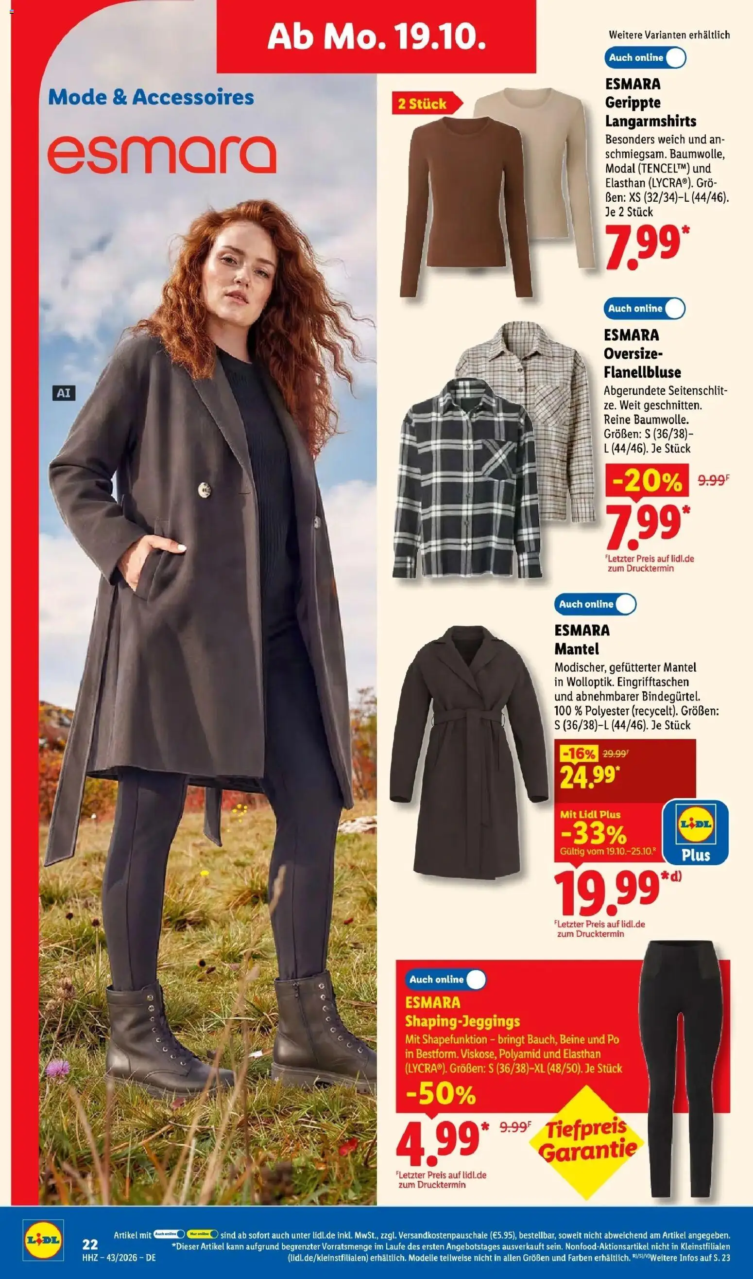 Vorschau von dem Prospekt des Geschäftes Lidl, gültig ab dem 19.10.2026