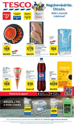 Tesco - Tesco aktuális akciós újság megtekintése, amely érvényes 2026.07.16.-től