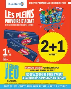 Prévisualisation de E.Leclerc catalogue du magasin E.Leclerc formulaire valide 22/09/2026