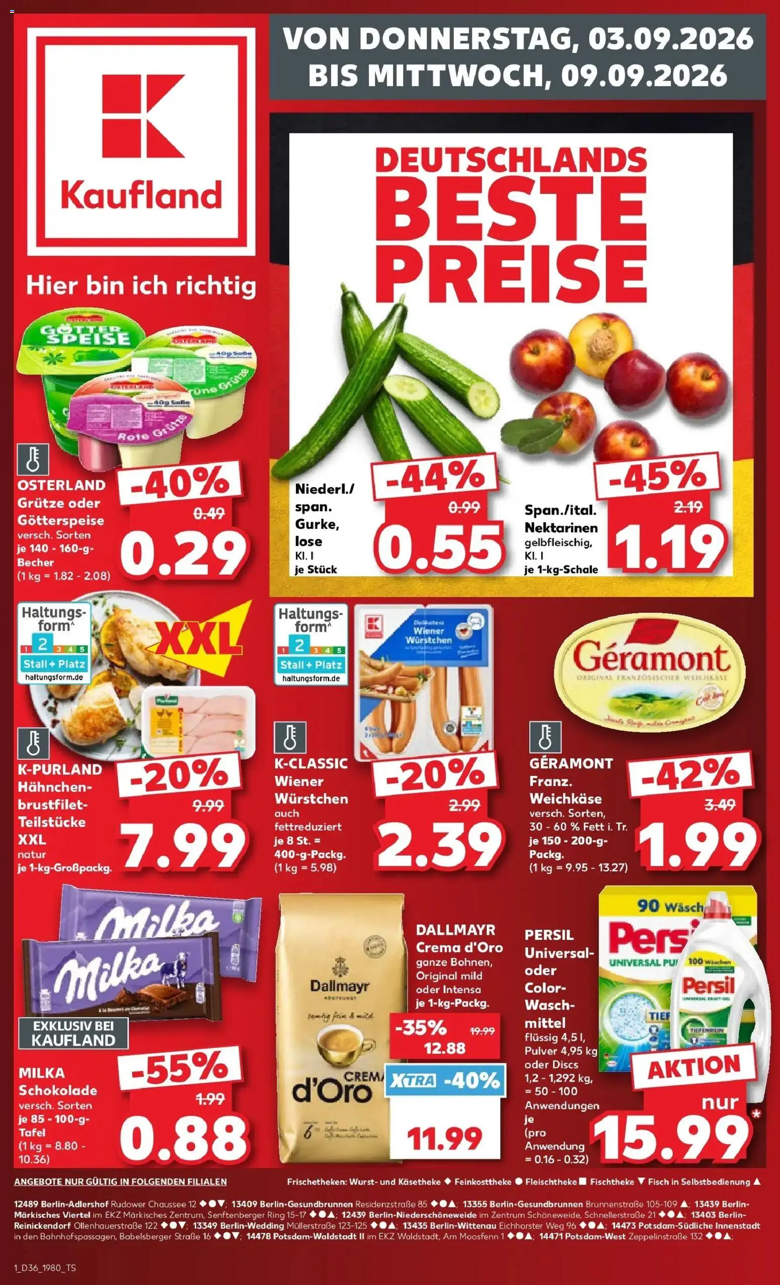 Vorschau von dem Prospekt des Geschäftes Kaufland, gültig ab dem 03.09.2026