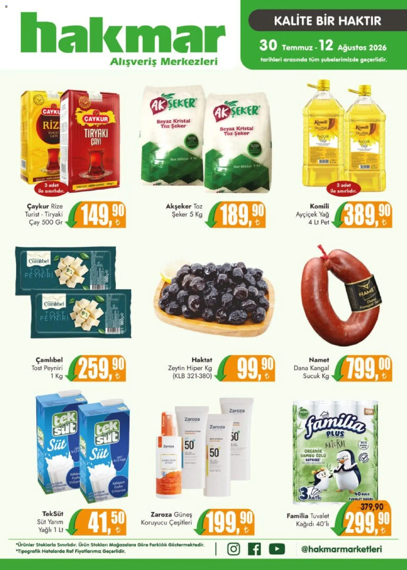 Hakmar Hakmar Katalog 30.07.2026 - Broşürünün önizlemesi
