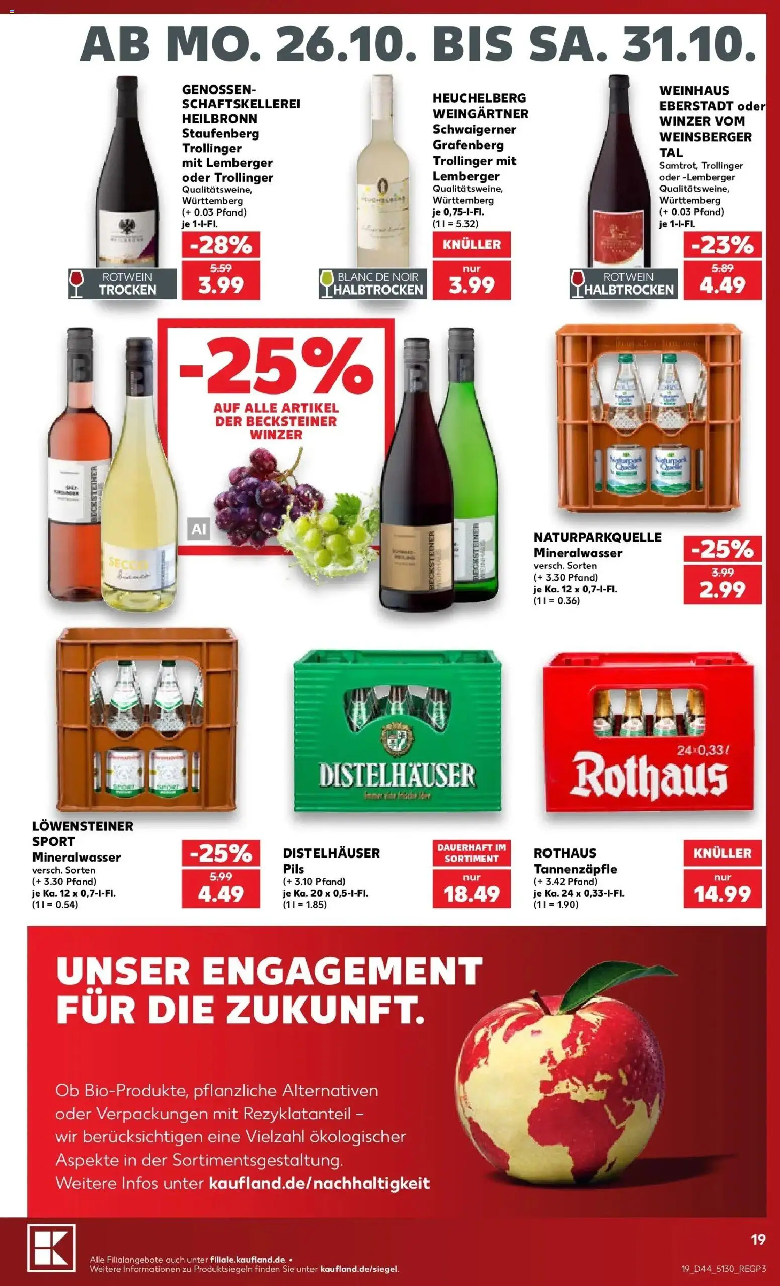 Vorschau von dem Prospekt des Geschäftes Kaufland, gültig ab dem 26.10.2026