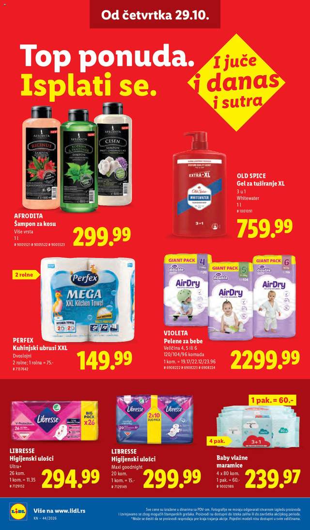 Novi Lidl katalog od 29.10.