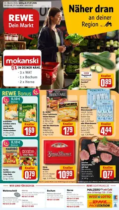 Vorschau von dem Prospekt des Geschäftes Rewe, gültig ab dem 27.07.2026