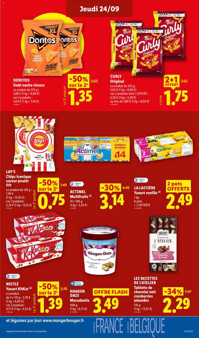 Nouveau catalogue Lidl à partir du 24/09