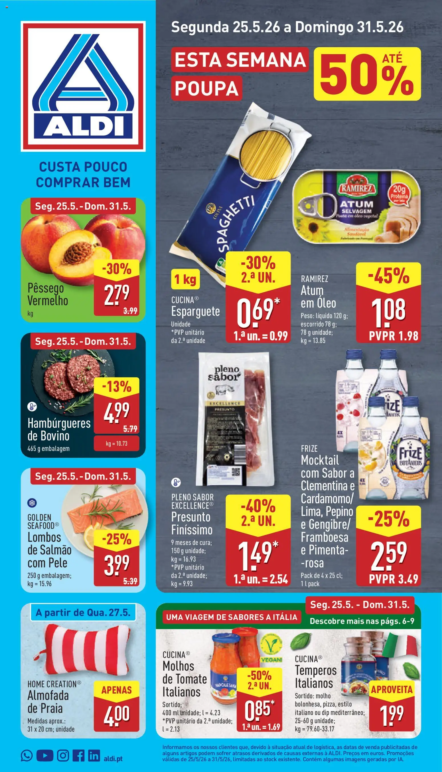 Pré-visualização do folheto da loja Aldi válida a partir de 25/05/2026